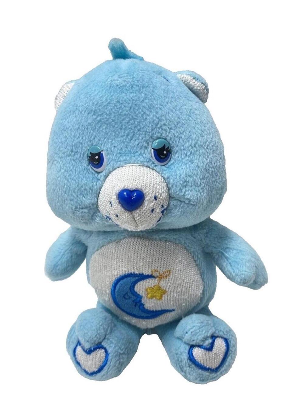 Vintage Original Blue Moon Care Bear Bedtime Bear Plush - As Is, Collectible!
